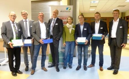 v.l.n.r. Peter Aengeneyndt, Klaus Peter Kirsch, Robert Folgmann, Olaf Steinhardt, Ingrid, Jochen Quaritsch, Michael Janssen-Schlake, Jens Wrede.