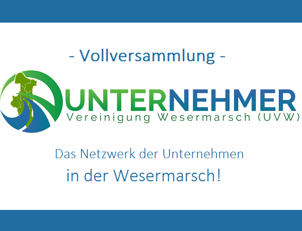 Einladung zu Jahreshauptversammlung der UVW